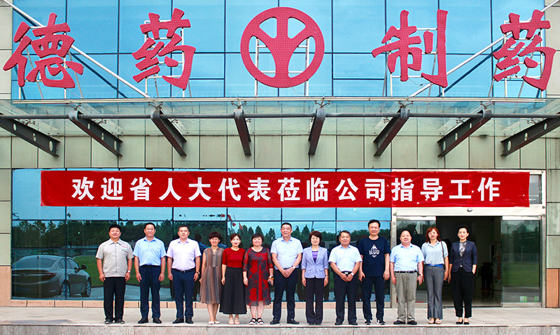 欢迎省人大代表莅临公司指导工作